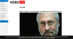 Desktop Screenshot of mobile.agoravox.fr